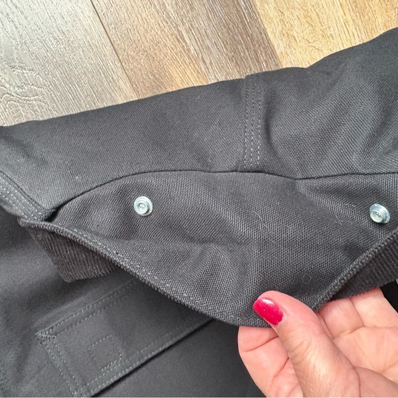 Men’s Black C03 Arctic Quilt Lined Traditional Duck Coat  Sz L - Picture 16 of 16